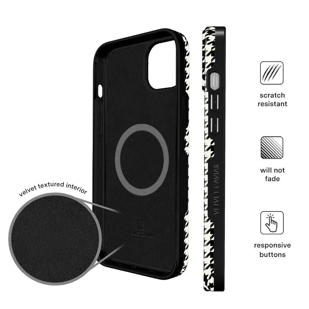 Houndstooth iPhone Case