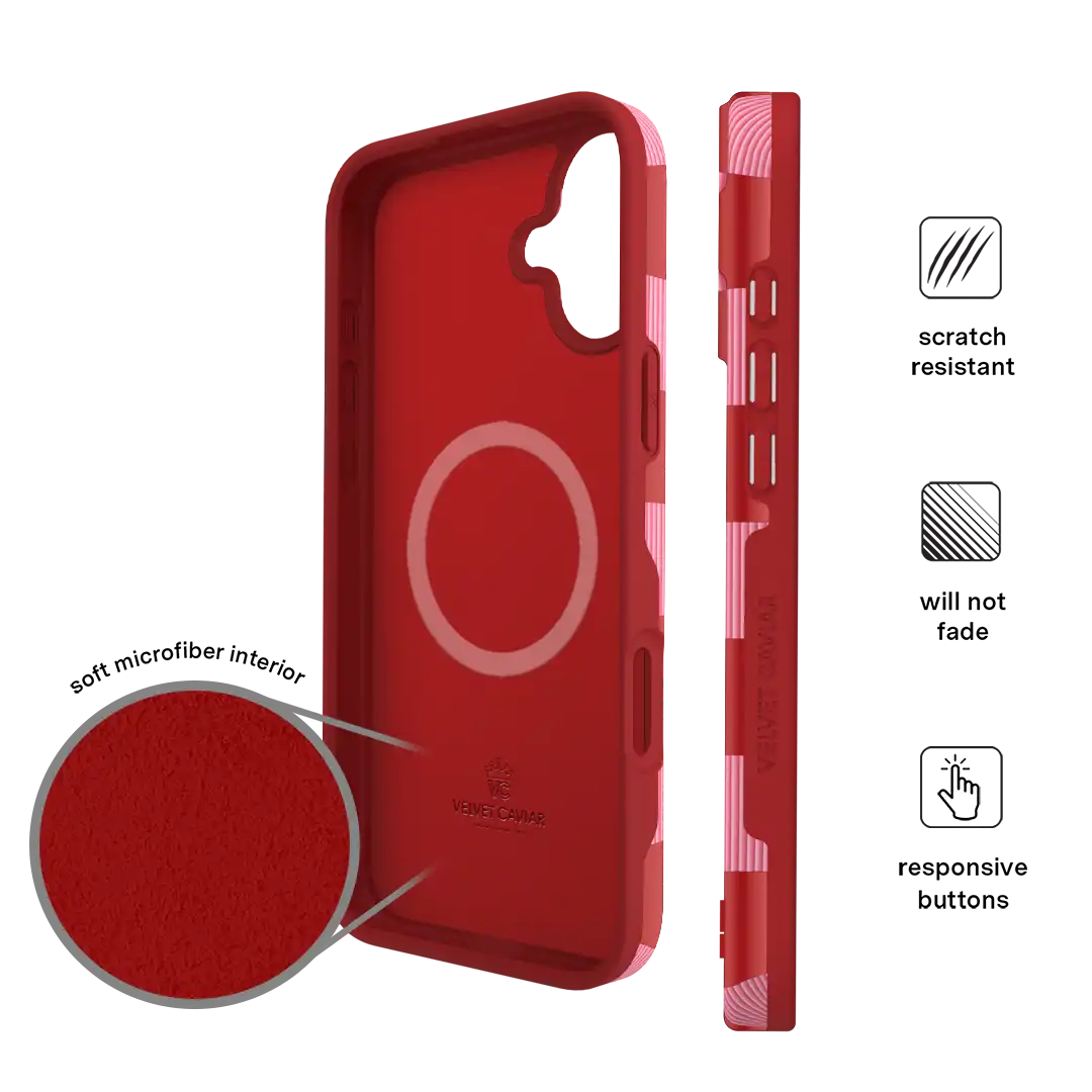 Rose Vibe Checkered iPhone Case