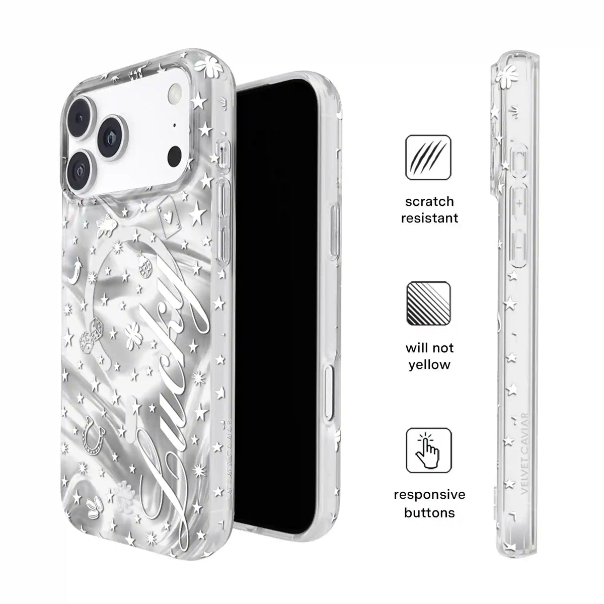 Lucky Girl Holo iPhone Case