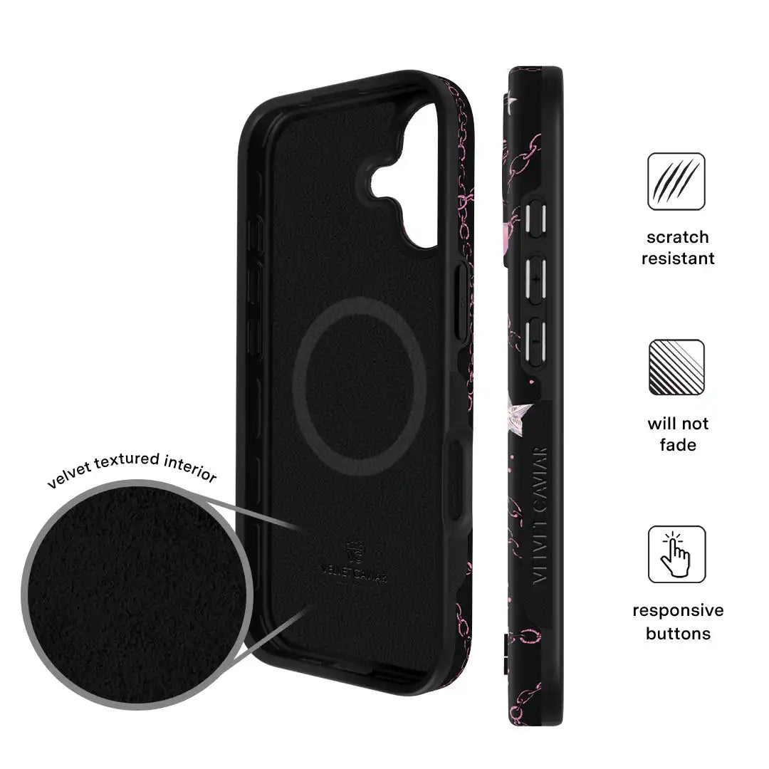 Pretty Punk Skulls iPhone Case