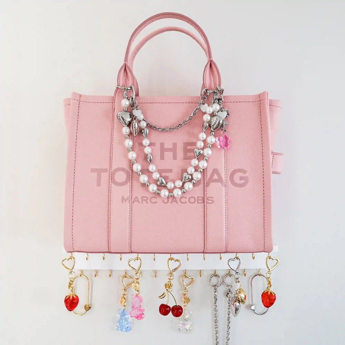 Silver Heart Drip Bag Charm