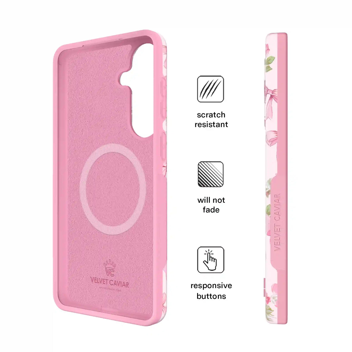 Posie Pink Bow Samsung Case
