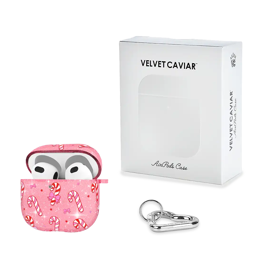 Pink Peppermint Princess AirPod Case