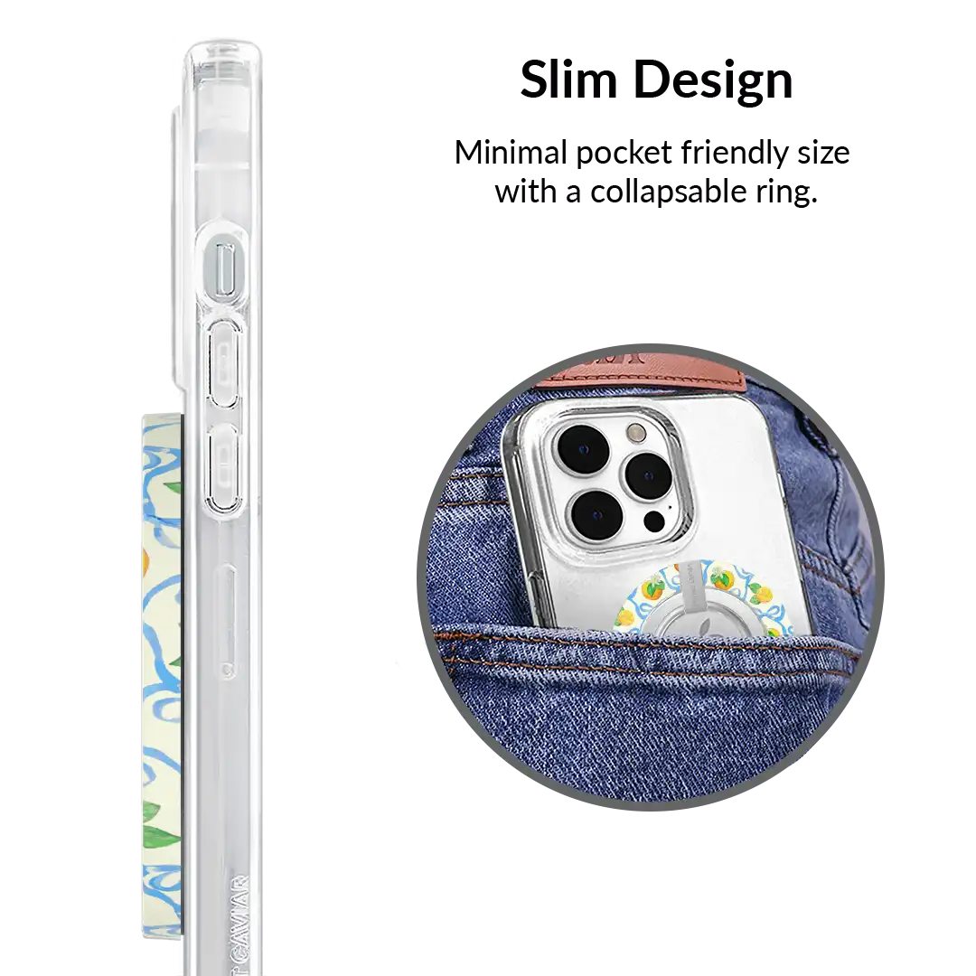 Orange Blossom MagSafe Grip Ring