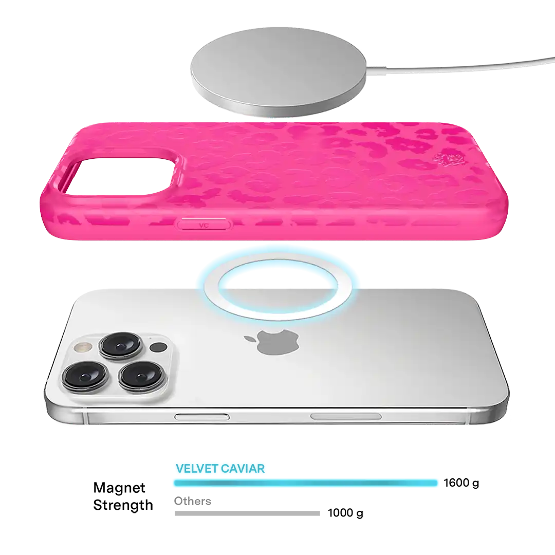 Even Hotter Pink Leopard iPhone Case