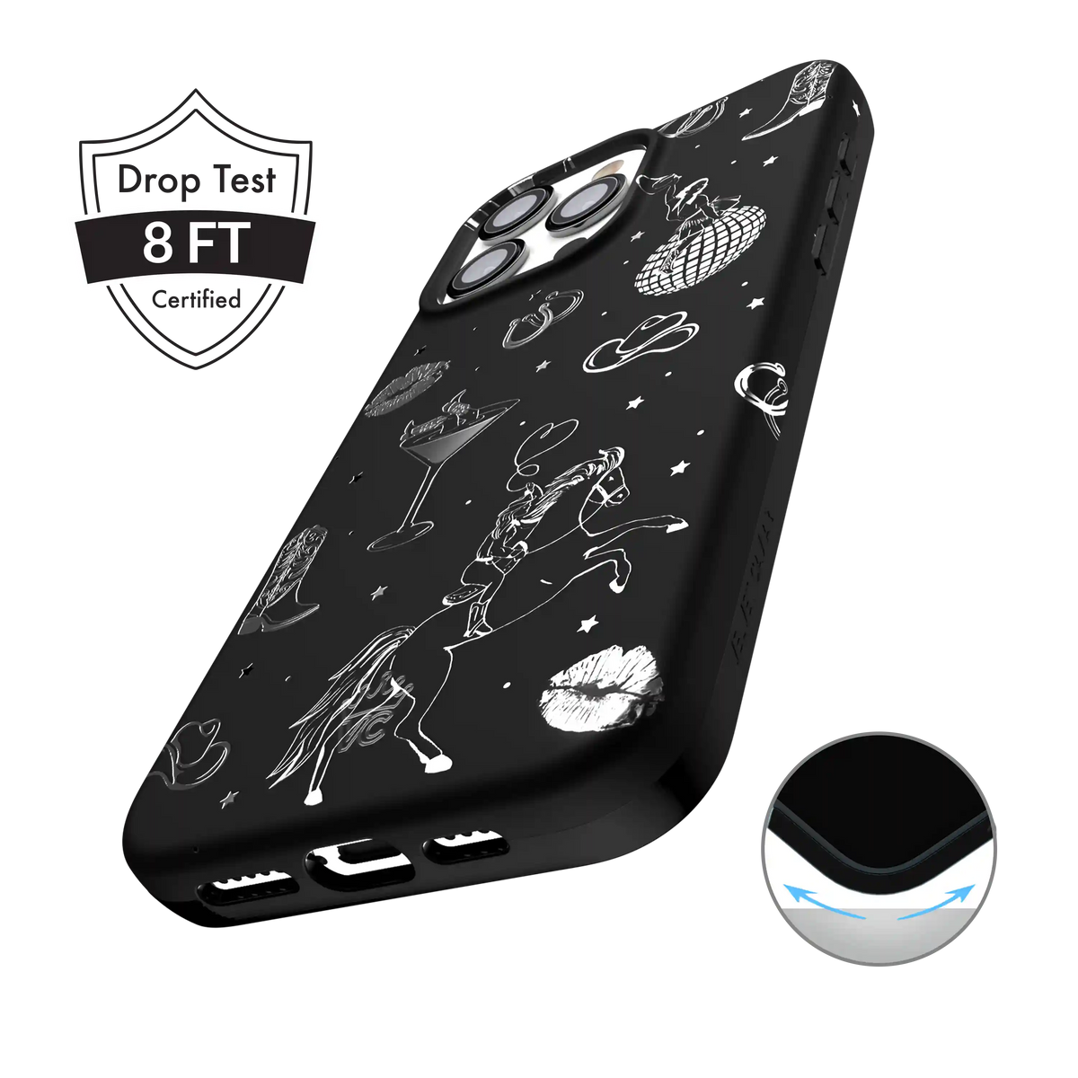 Disco Cowgirl iPhone Case