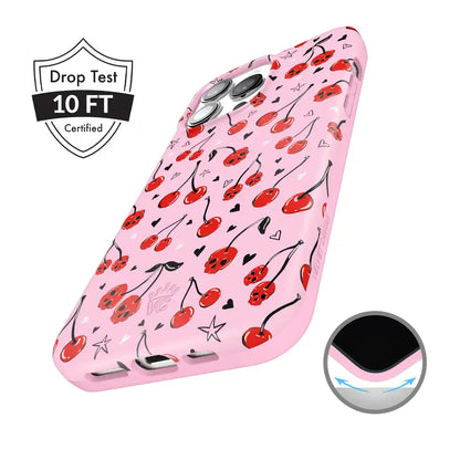 Sour Cherry Skulls iPhone Case