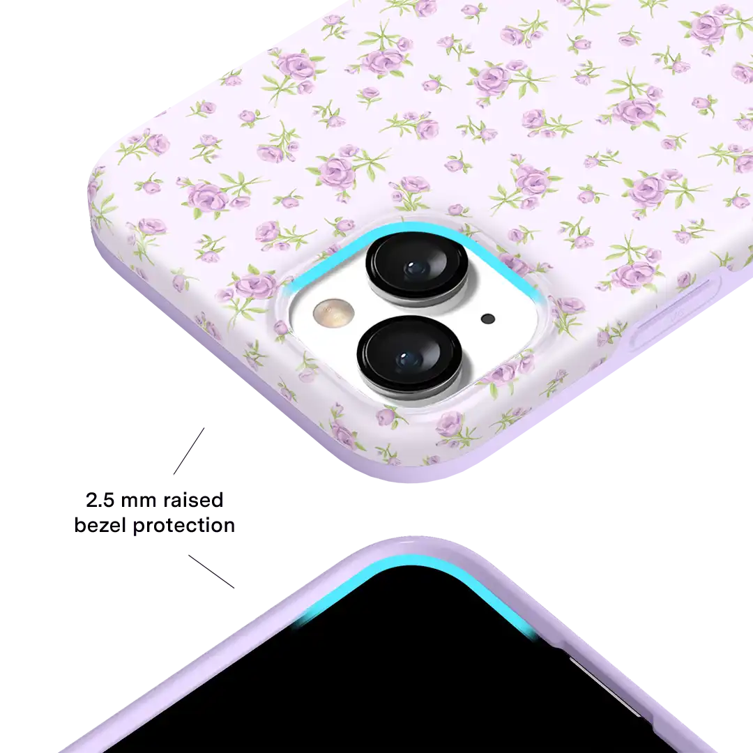 Dainty Lilac Floral iPhone Case