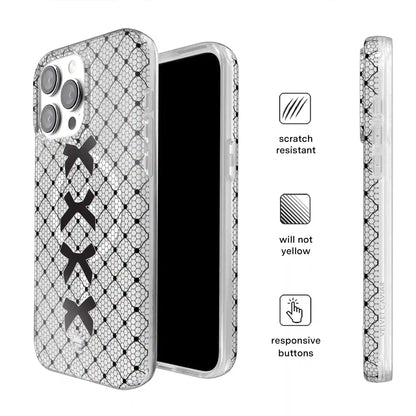 Lacy Black Bows iPhone Case