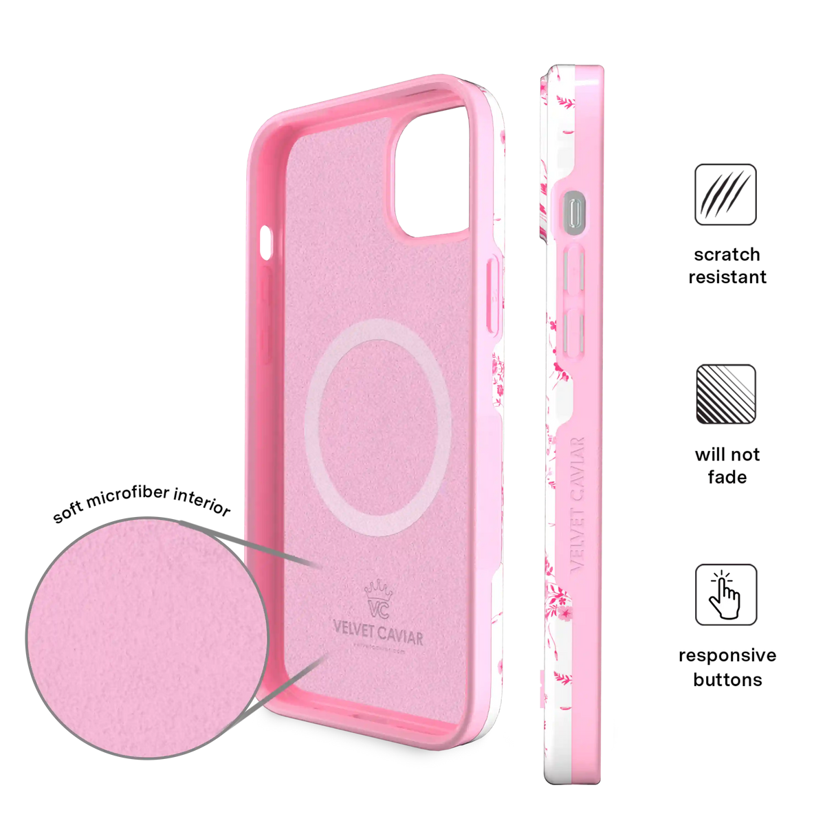French Rose Floral iPhone Case