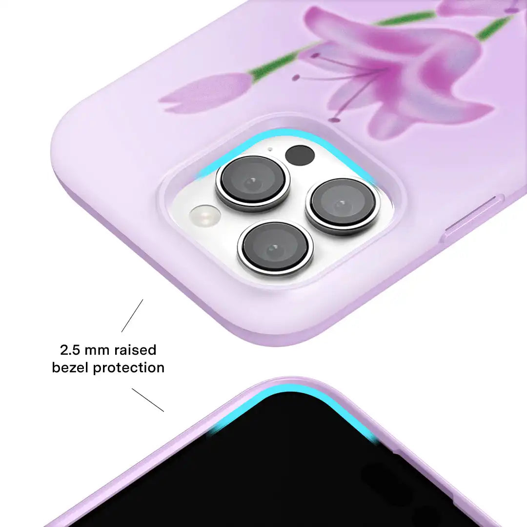Love Spell Lily Floral iPhone Case