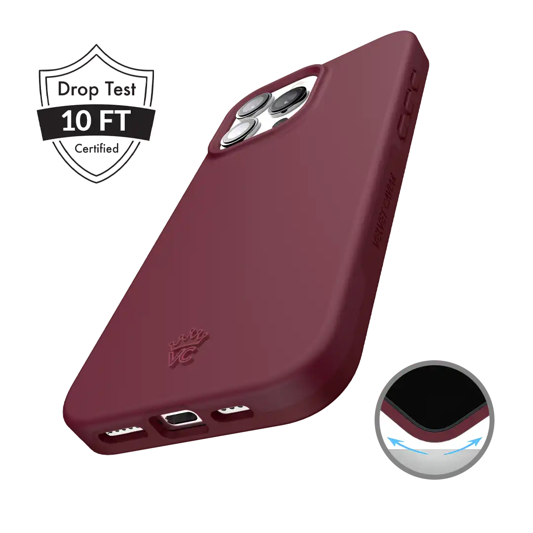 Burgundy 1990 iPhone Case