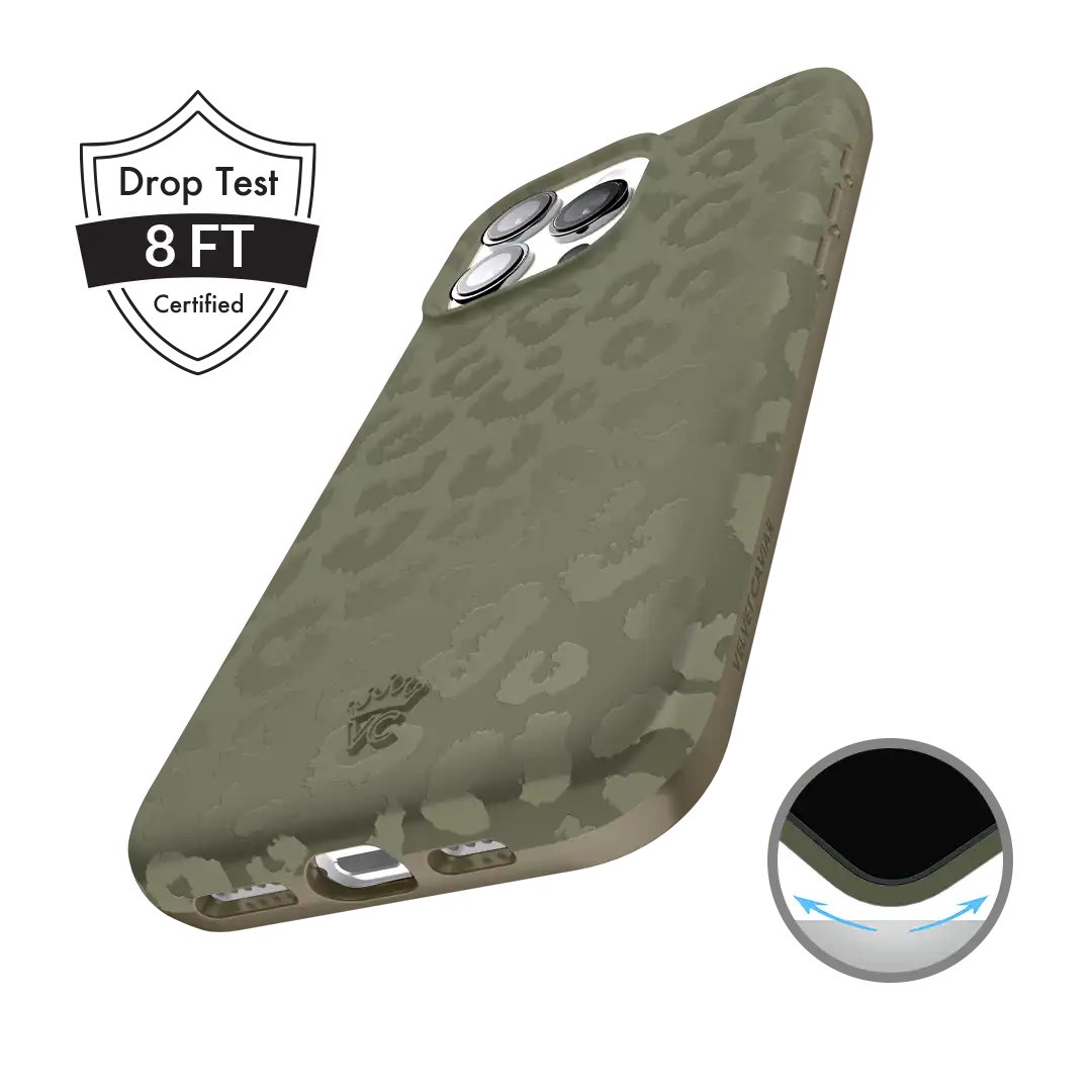 Olive Leopard iPhone Case