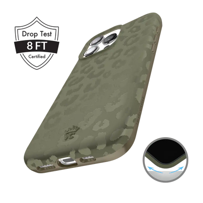 Olive Leopard iPhone Case