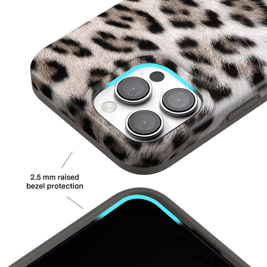 Arctic Leopard iPhone Case
