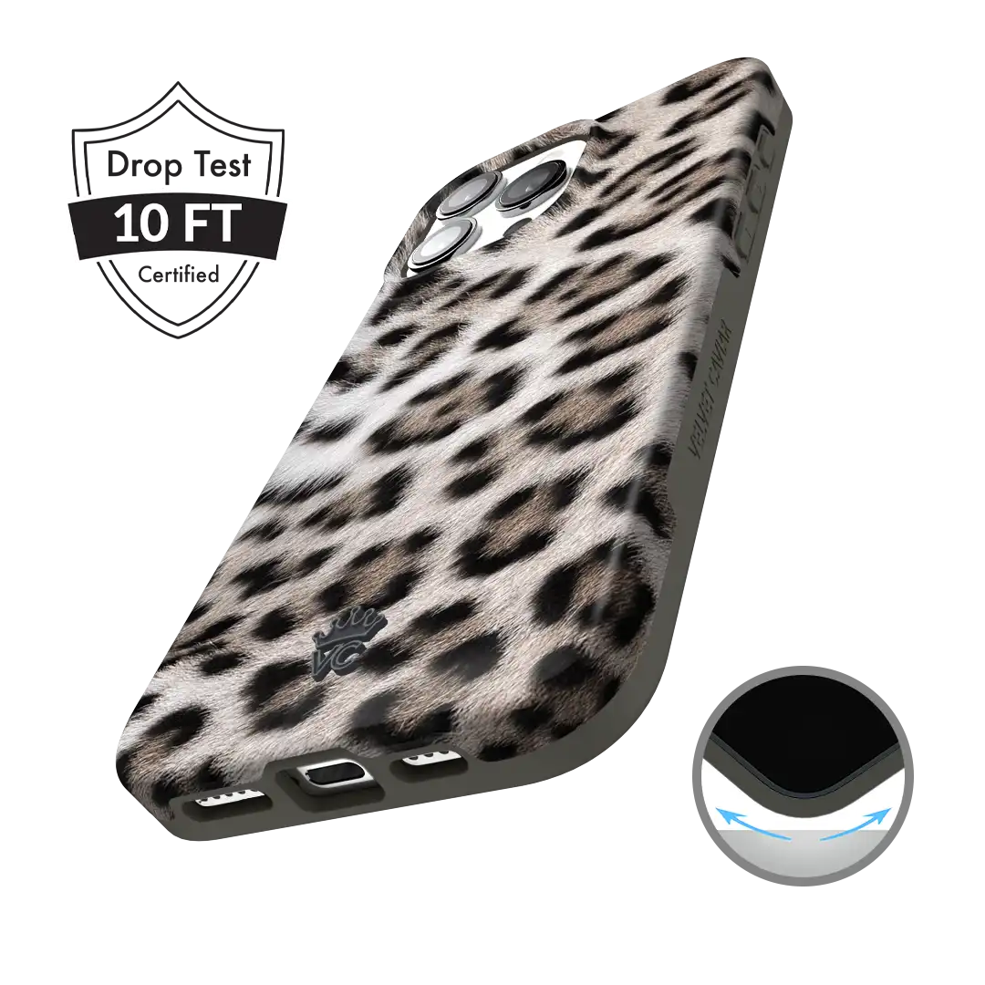 Arctic Leopard iPhone Case