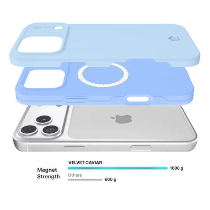Cotton Candy Blue iPhone Case