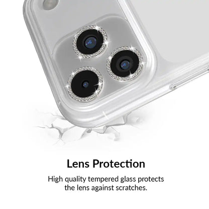 Crystal Glam Camera Lens Protector for iPhone