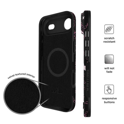 Pretty Punk Skulls iPhone Case