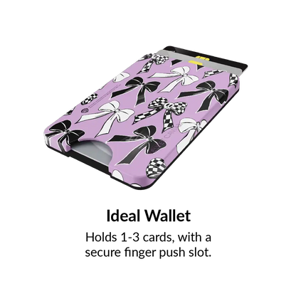 Beetlejuice Bows MagSafe Wallet