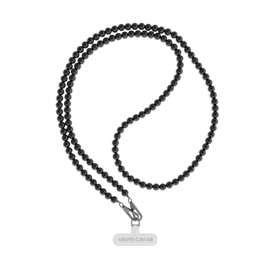 Black Pearl Phone Crossbody Strap