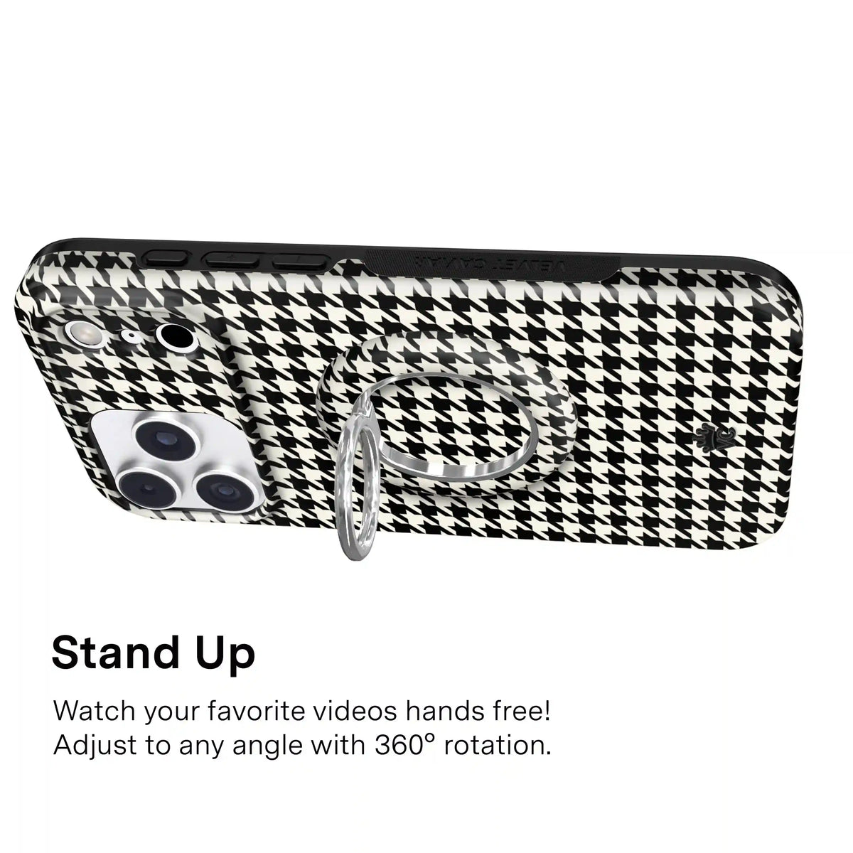 Houndstooth MagSafe Grip Ring