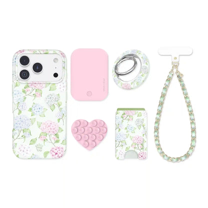 Hydrangea Floral iPhone Bundle Set