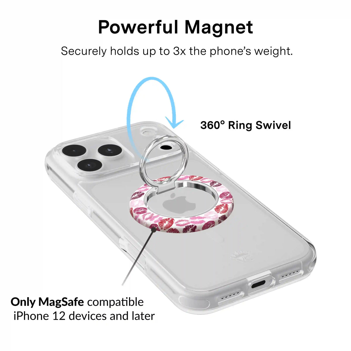 Kiss Me MagSafe Grip Ring