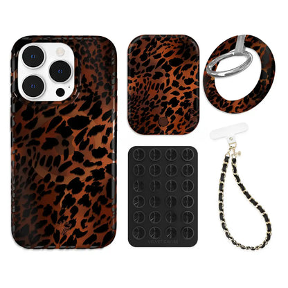 Leopard Tort iPhone Bundle Set - Grip