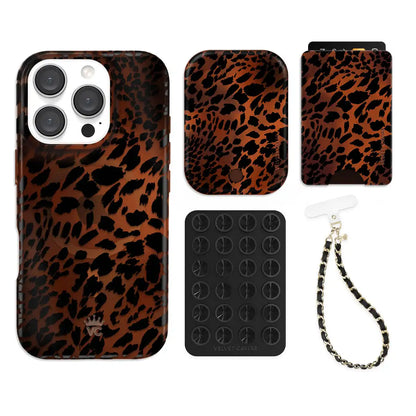 Leopard Tort iPhone Bundle Set - Wallet
