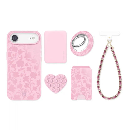 Magical Mauve Floral iPhone Bundle Set