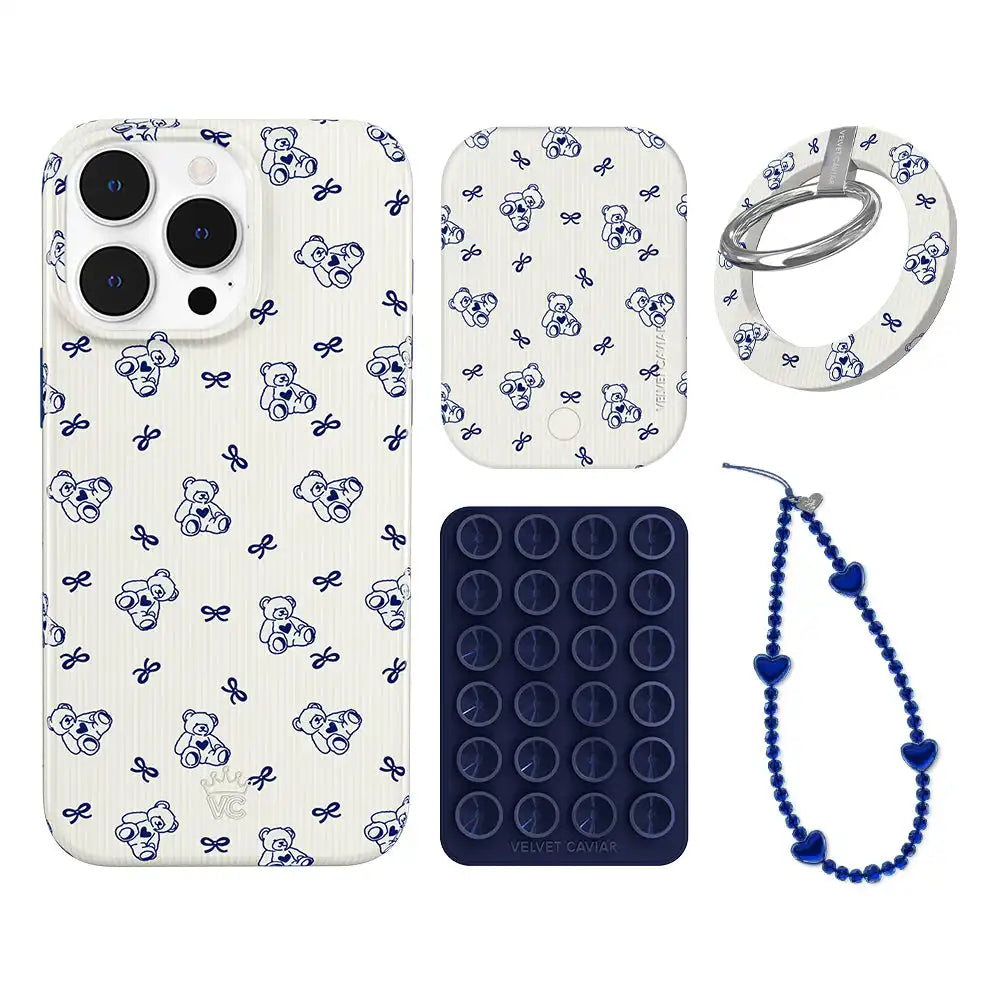 Preppy Teddy iPhone Bundle Set - Grip