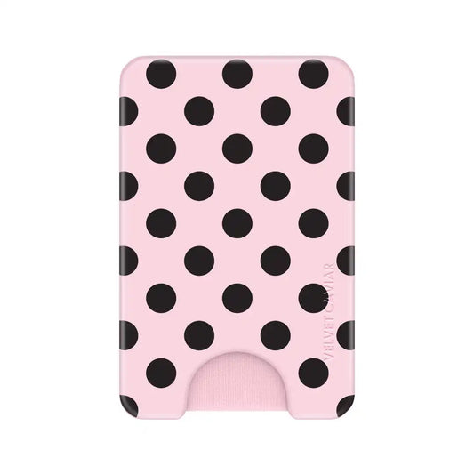 Princess Pink Polka Dot MagSafe Wallet