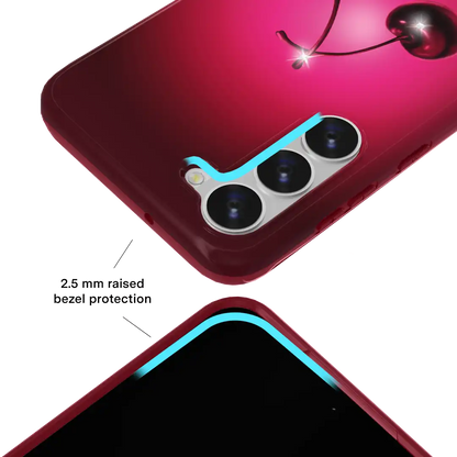 Black Cherry Crystal Samsung Case
