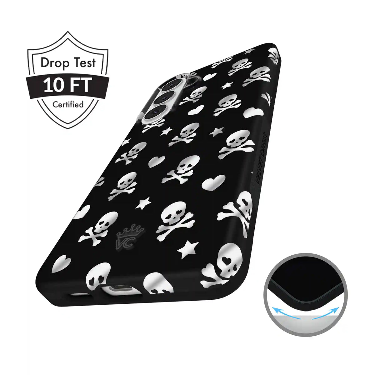 Chrome Skulls Samsung Case