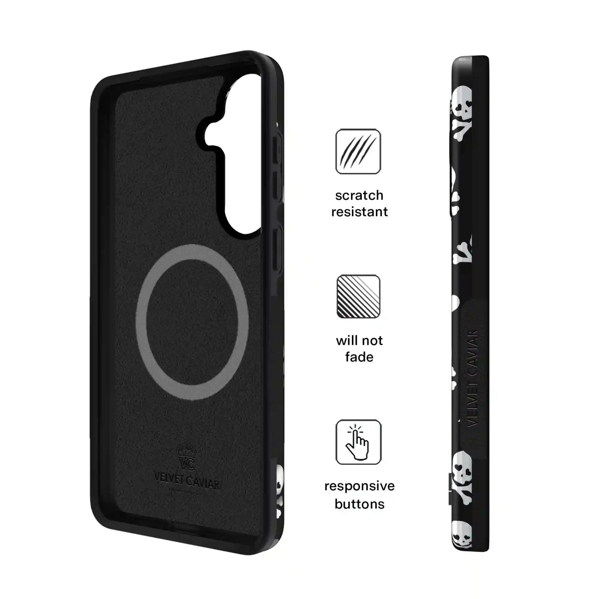 Chrome Skulls Samsung Case