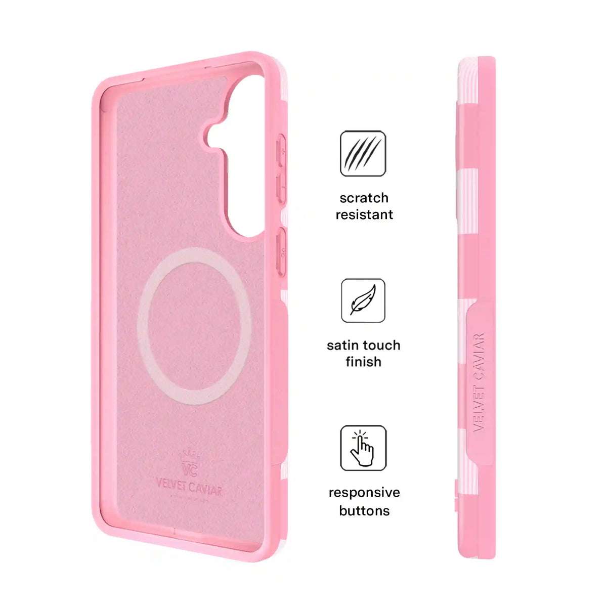 Pink Vibe Checkered Samsung Case