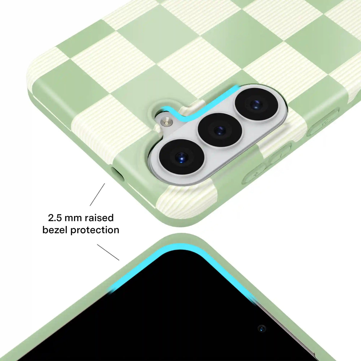 Pistachio Vibe Checkered Samsung Case