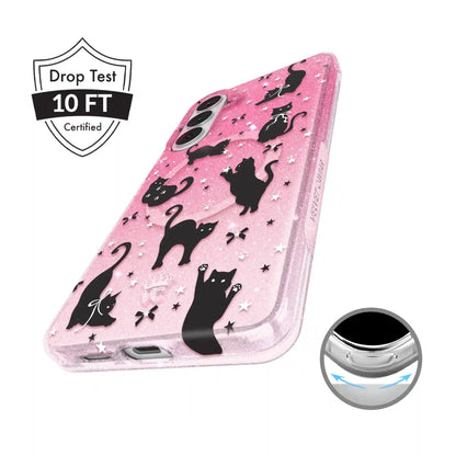 Lucky Kittens Glitter Samsung Case