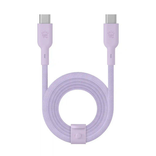 Soft Lilac Fast Charging Cable, 6ft USB-C