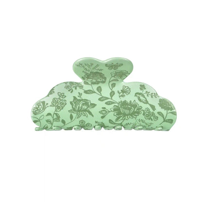 Storybook Sage Floral Hair Clip