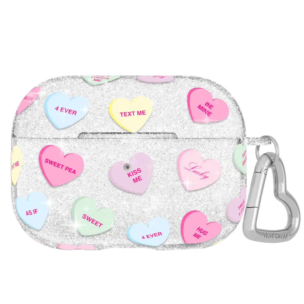 Sweet Hearts Glitter AirPod Case
