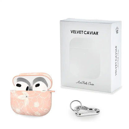 Peach Blossom Floral AirPod Case