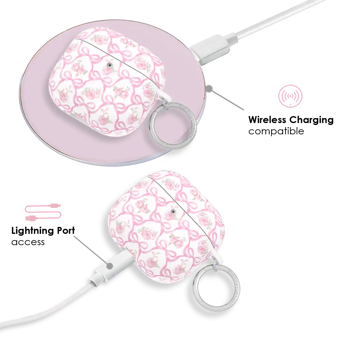 Lovely Pink Bows AirPod Case
