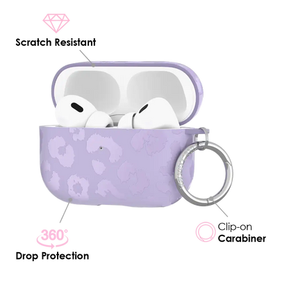 Lilac Leopard AirPod Case