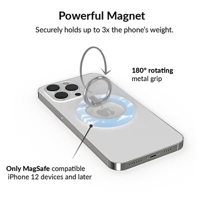 In the Clouds Stardust MagSafe Grip Ring