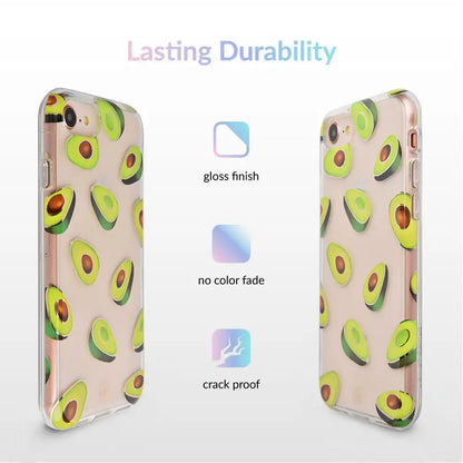 Avocado Clear iPhone Case