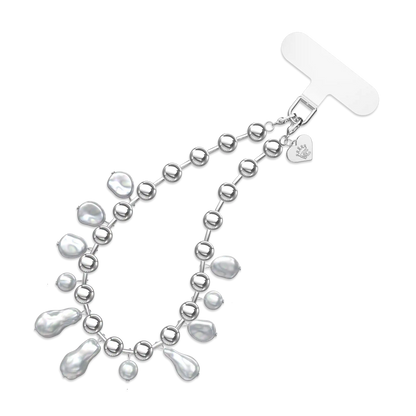 Pearl Drip Chain Phone Charm