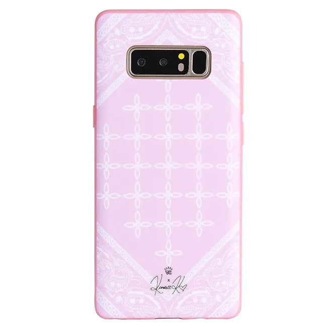 Pink Bandana iPhone Case by Kendall Vertes