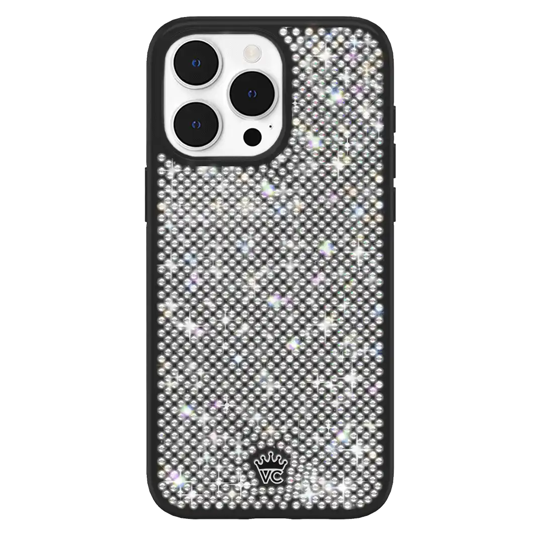 Black Caviar Crystals iPhone Case